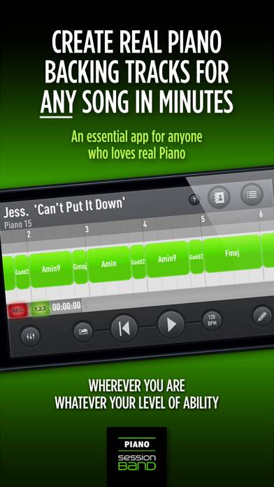 SessionBand Piano 1 App screenshot #1