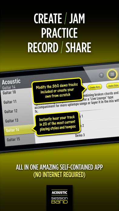 SessionBand Acoustic Guitar 1 App screenshot #4