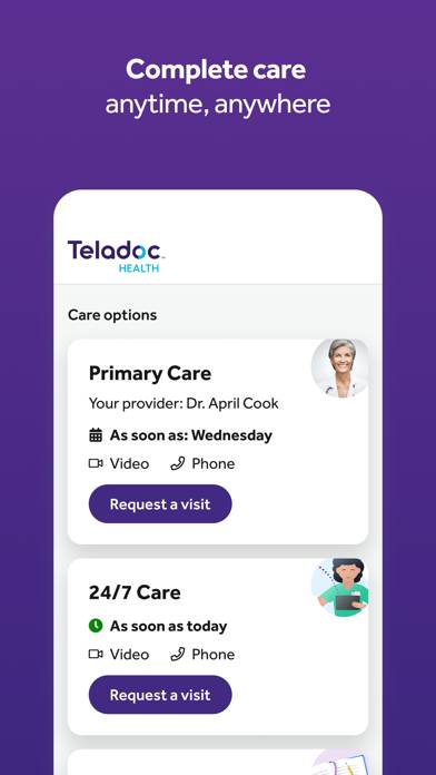 Teladoc Health App screenshot #1