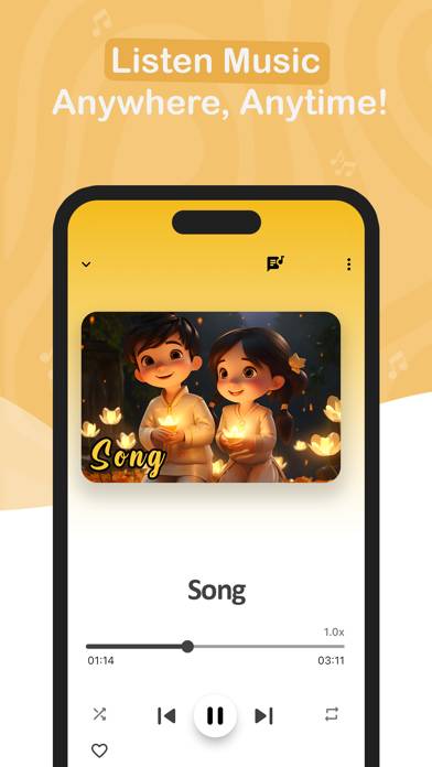 Spotube : Play Music Offline Captura de pantalla de la aplicación