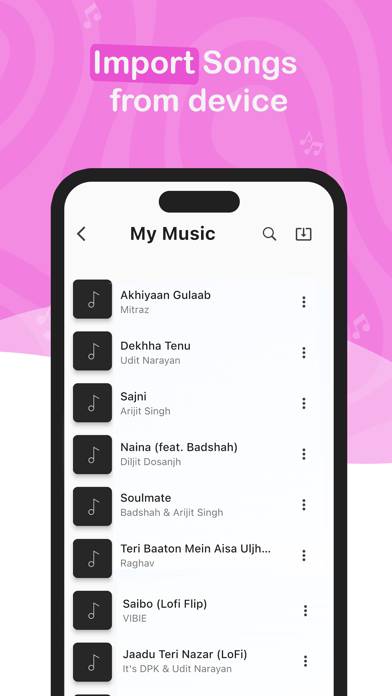 Spotube : Play Music Offline Captura de pantalla de la aplicación