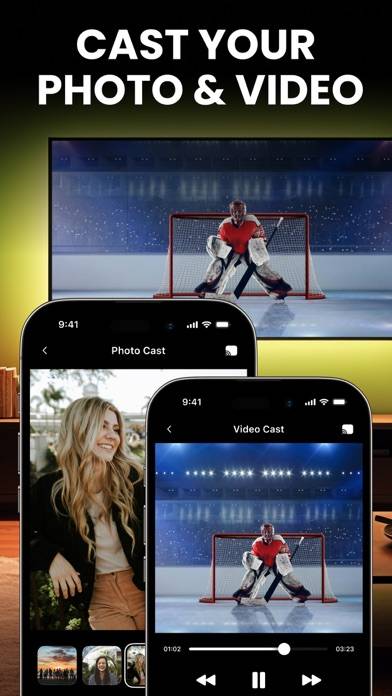 Screen Mirroring: TV-Cast App Schermata dell'app