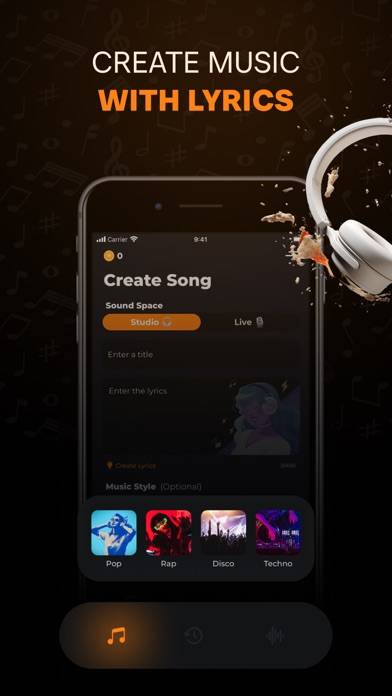 Sona AI Music & Song Generator App-Screenshot