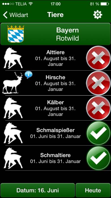 Jagdzeiten.de App App screenshot #4