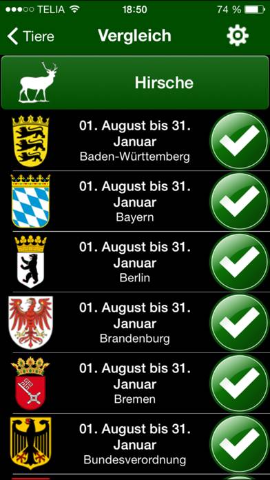 Jagdzeiten.de App App-Screenshot #5