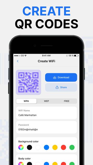 QR Code Reader App-Screenshot