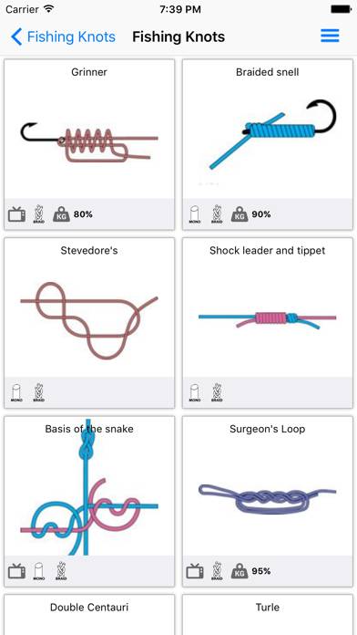 Fishing Knots Pro Captura de pantalla de la aplicación #3