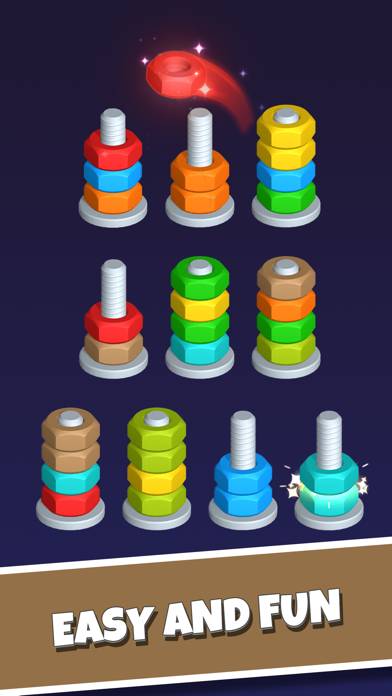 Nut Sort-Color Puzzle Games скриншот игры