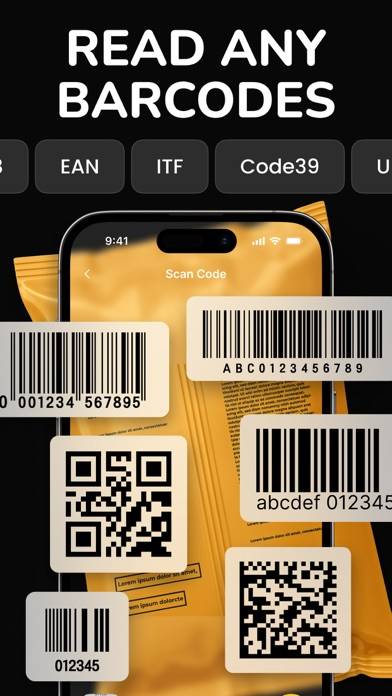 QR Code Scanner & Reader Pro Schermata dell'app