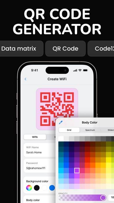 QR Code Scanner & Reader Pro Schermata dell'app