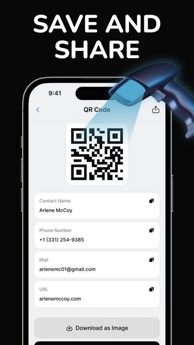 QR Code Scanner & Reader Pro Schermata dell'app