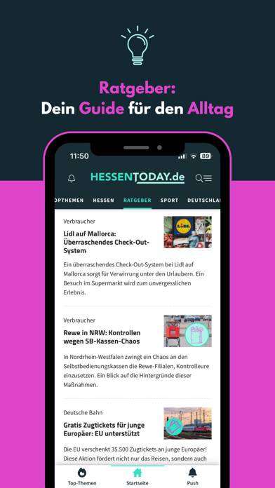 HessenToday App-Screenshot