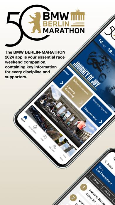 Bmw Berlin-marathon 2024 Schermata dell'app