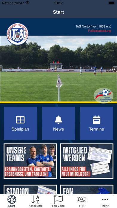 TuS Nortorf Fußball App screenshot #2