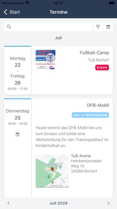 TuS Nortorf Fußball App screenshot #4