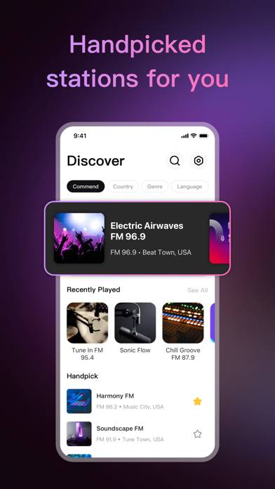FM Radio: Music, News & Sports skärmdump