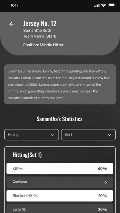 Simple Volleyball Schermata dell'app