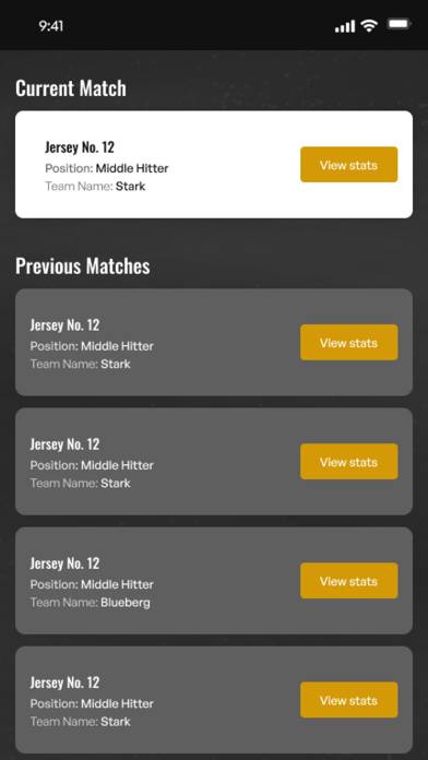Simple Volleyball Schermata dell'app