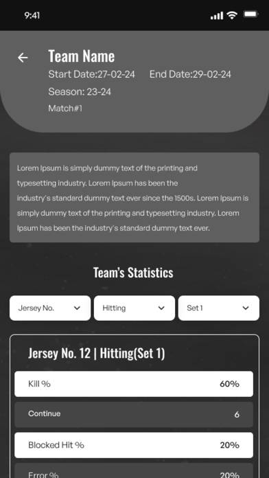 Simple Volleyball Schermata dell'app