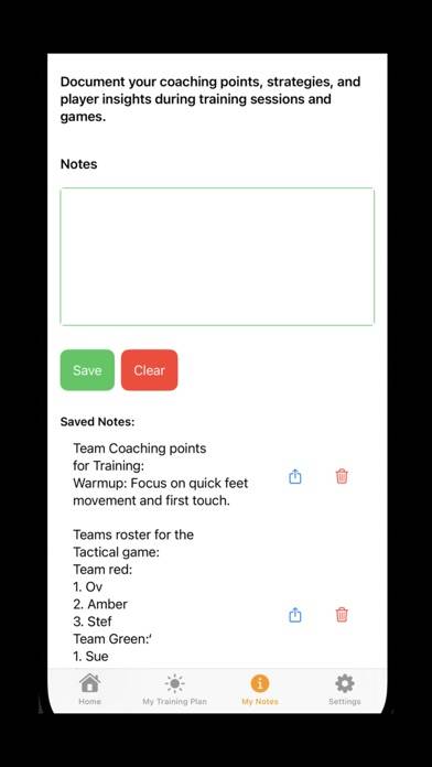 Soul Of Soccer Team Coaching App screenshot