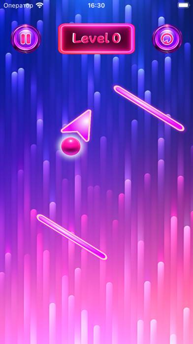 Pink Balls Ricochet game screenshot