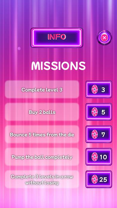 Pink Balls Ricochet game screenshot