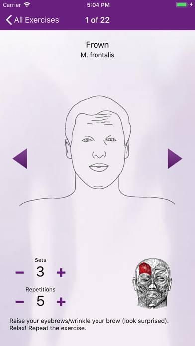 Face It! Bell's Palsy-Training App skärmdump #1