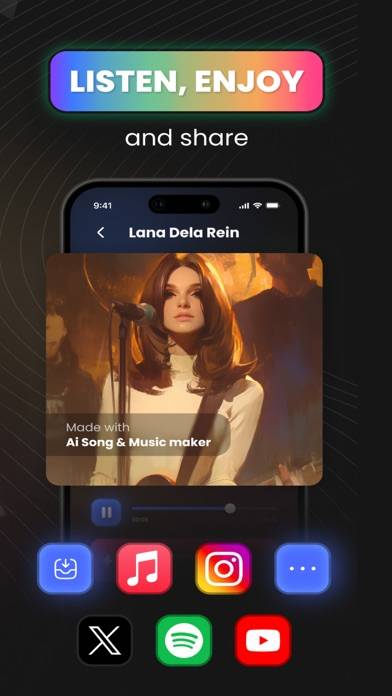 AI Music & Song Maker App App screenshot