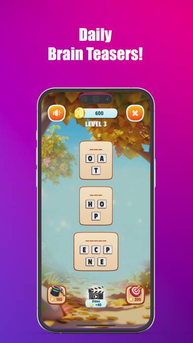 Mega Words Wonders skärmdump av spelet