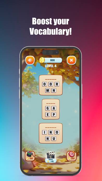 Mega Words Wonders skärmdump av spelet