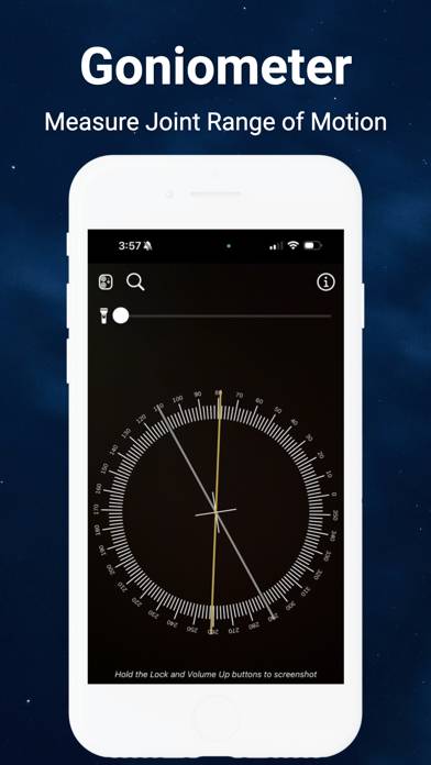 Goniometer App capture d'écran