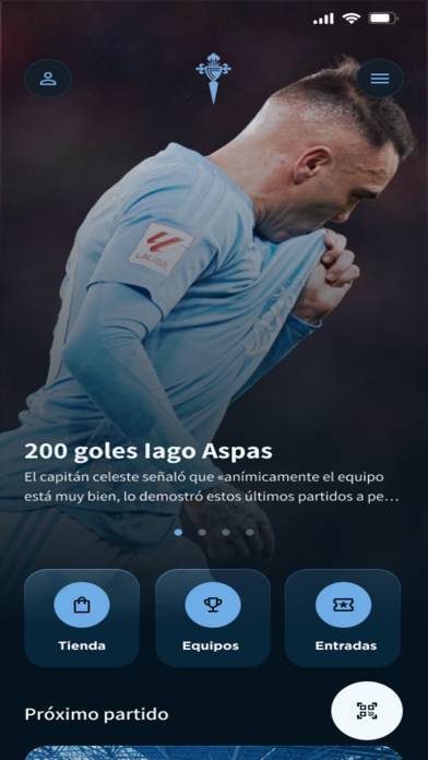 RC Celta App Captura de pantalla de la aplicación