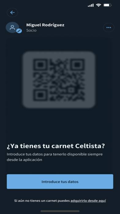 RC Celta App Captura de pantalla de la aplicación