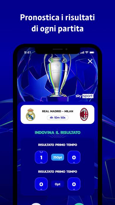 FantaChampions Schermata dell'app