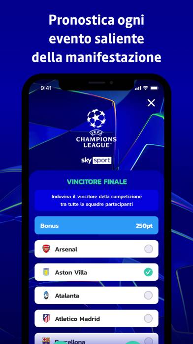 FantaChampions Schermata dell'app