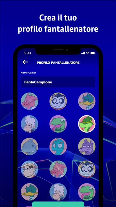 FantaChampions Schermata dell'app