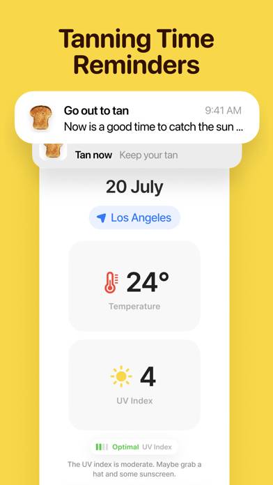 Sunglow: Tan Tracker & UV immagine dello schermo