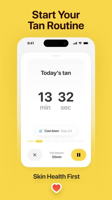 Sunglow: Tan Tracker & UV Schermata dell'app