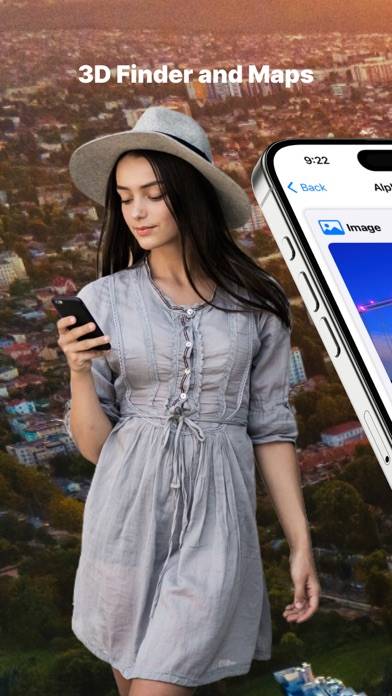 3D Finder and Maps App screenshot
