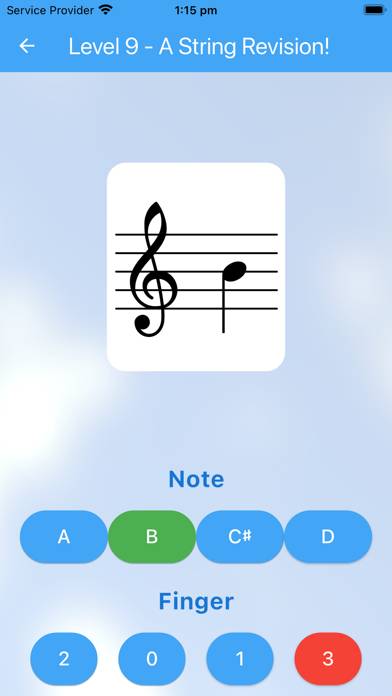String Note Tutor captura de pantalla