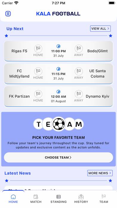 Kala Football App screenshot #1