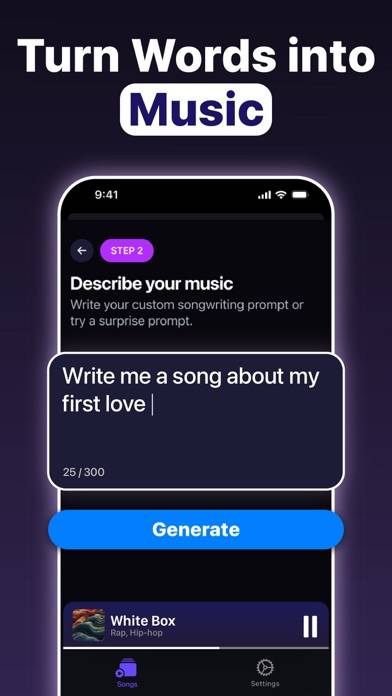 Song.AI: AI Music Generator immagine dello schermo