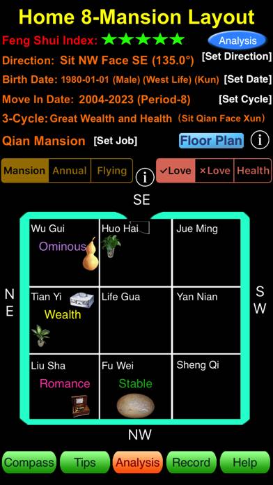 Smart Feng Shui Compass (Pro) App screenshot #3