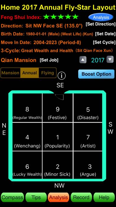 Smart Feng Shui Compass (Pro) App screenshot #4