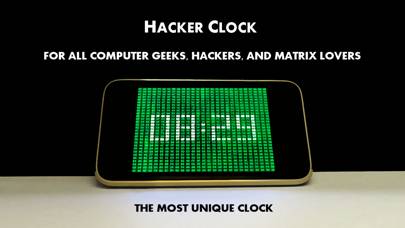 Hacker Clock Скриншот приложения #1