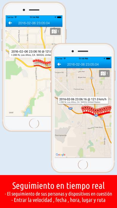 GPS Tracker Captura de pantalla de la aplicación #1