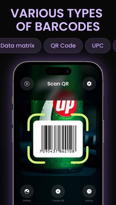 QR Code. Scanner & Reader. App-Screenshot