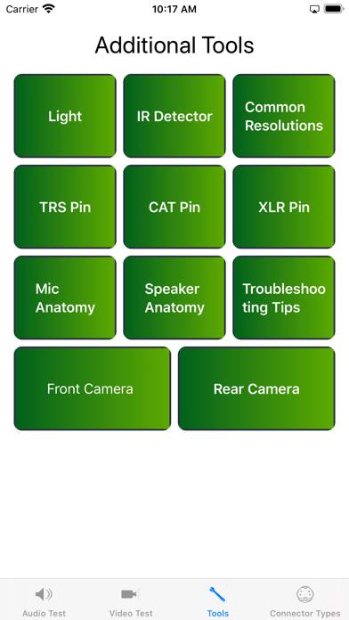 AV Aid toolkit App skärmdump