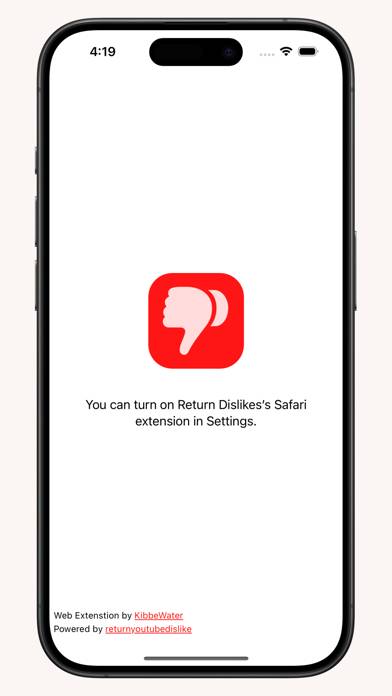 Return Dislikes App-Screenshot