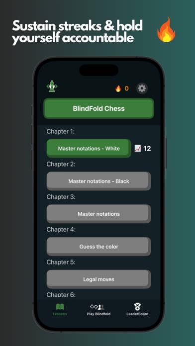 Blindfold Chess skärmdump av spelet